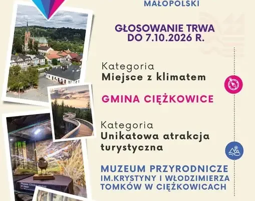 Ciężkowice walczą o tytuł Turystycznych Skarbów Małopolski – trwa głosowanie
