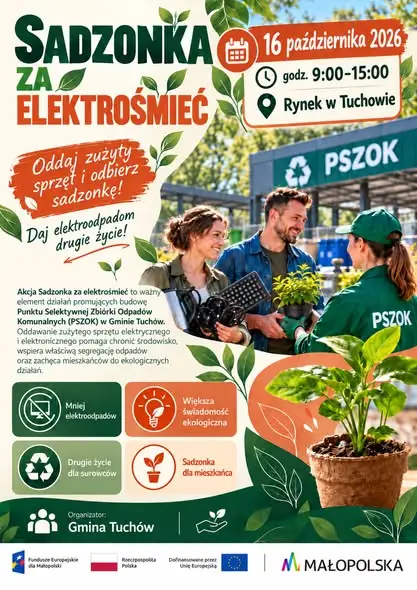 Tuchów stawia na ekologię: posadź lipę i wymień elektrośmieci na sadzonkę