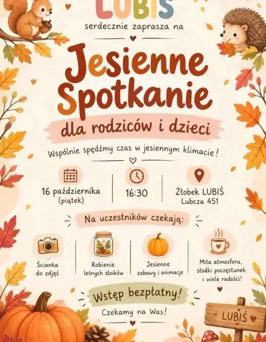 Dni otwarte w żłobkach Gminy Ryglice – start 16 października w Lubczy