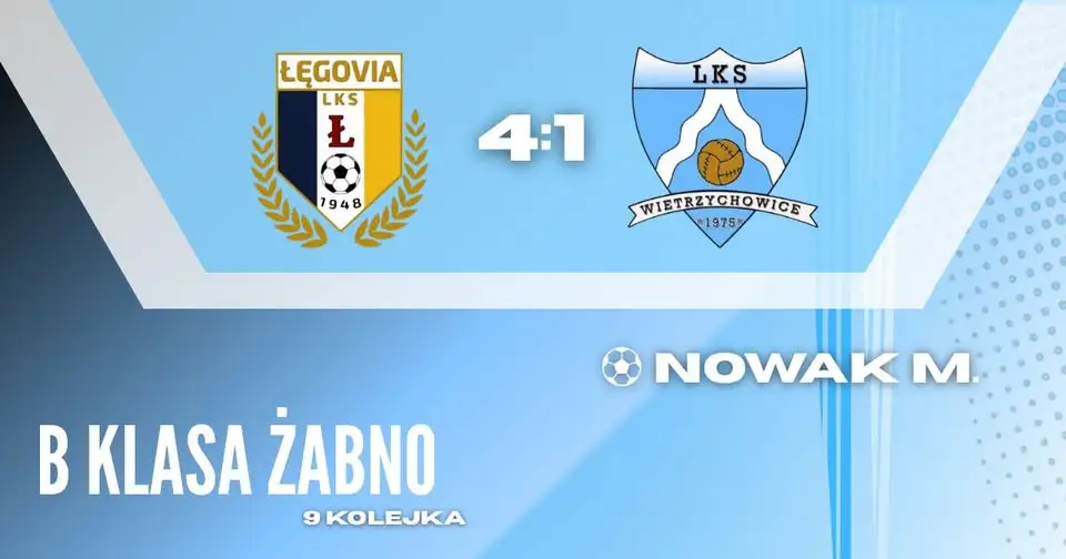 LKS Wietrzychowice bez punktów w Łęgu Tarnowskim. Debiut Krzysztofa Nowaka