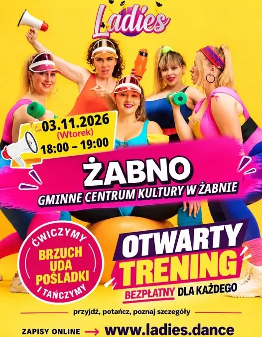 Żabno: bezpłatny trening tańca LADIES już 3 listopada
