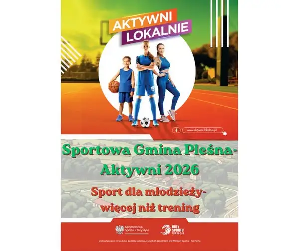 Sportowa Gmina Pleśna – Aktywni 2026 zachęca młodzież do ruchu