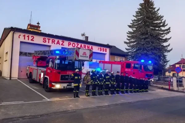 Tuchów oddał hołd strażakom, którzy zginęli w Nisku