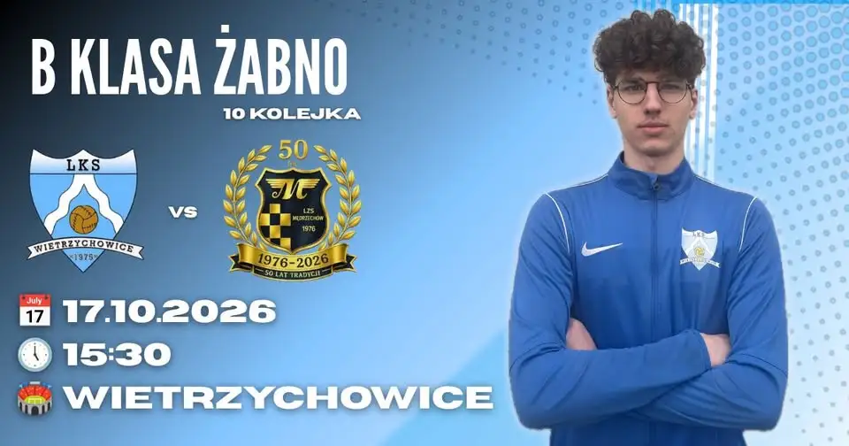 LKS Wietrzychowice zmierzy się z wiceliderem LZS Mędrzechów w 10. kolejce B-Klasy