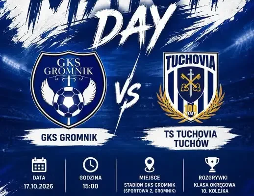Derby w Gromniku: GKS podejmuje Tuchovię w 10. kolejce Klasy Okręgowej