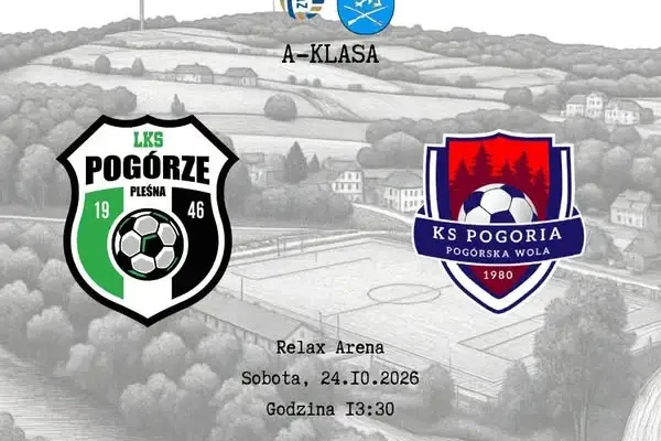 Pogórze Pleśna zagra w sobotę z Pogorią Pogórska Wola na Relax Arenie