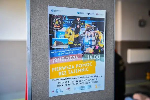 OSP Ciężkowice szkoliło mieszkańców z pierwszej pomocy i wzbogaciło się o sprzęt ratowniczy