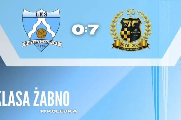 LKS Wietrzychowice bez szans w starciu z wiceliderem. LZS Mędrzechów wygrywa 7:0
