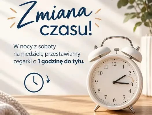 Zmiana czasu: tej nocy śpimy godzinę dłużej