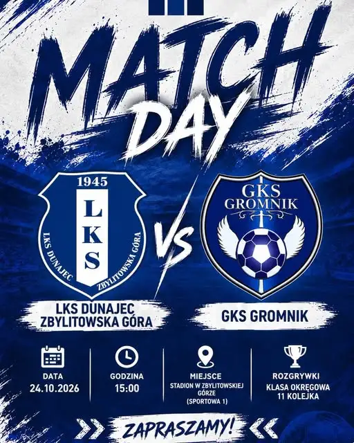 GIEKSA Gromnik zagra z LKS Dunajec w Zbylitowskiej Górze – 11. kolejka Klasy Okręgowej